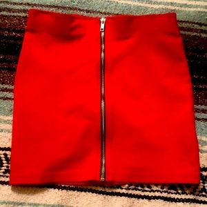 H&M divided Red skirt